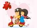 Hra Puzzle na Valentína  online