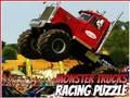 Hra Závodné puzzle Monster Trucks  online