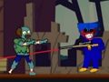 Hra Huggy Wuggy vs zombie online