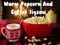 Hra Teplá skladačka popcorn a káva  online