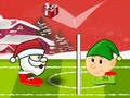 Hra Santa zimná futbalová hlava  online
