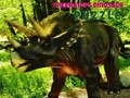 Hra Puzzle dinosaurus Triceratops  online