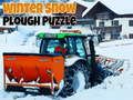 Hra Puzzle Zimný snehový pluh  online