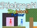 Hra Stickman Skyblock Parkour online