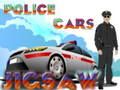 Hra Skladačka policajných áut  online