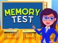 Hra Test pamäti  online