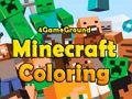 Hra Minecraft omaľovánka  online