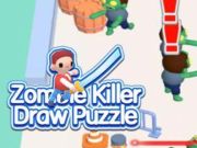 Hra Zombie Killer čerpá puzzle online