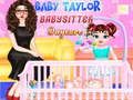 Hra Baby Taylor Detská opatrovateľka  online