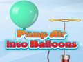 Hra Pumpujte vzduch do balóna  online