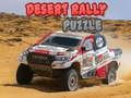 Hra Puzzle púštnej rally  online
