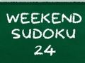 Hra Víkendové sudoku 24  online