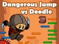 Hra Nebezpečný skok vs Doodle  online