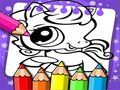 Hra Omaľovánky Littlest Pet Shop  online
