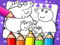 Hra Omaľovánka prasiatka Peppa  online