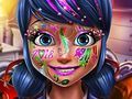 Hra Bodkovaný dievčenský novoročný make-up  online
