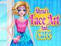 Hra Alyssa's Face Art a starostlivosť  online