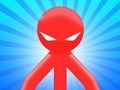 Hra Red Stickman vs Monster School online