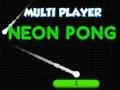 Hra Neon Pong pre viacerých hráčov  online