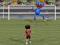 Hra Futbalové dieťa vs huggy online