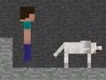 Hra Steve a Wolf  online