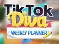 Hra Týždenný plánovač TikTok Diva  online