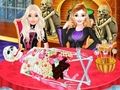 Hra Dievčatá varenie jedla na Halloween  online