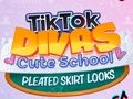 Hra Roztomilá školská skladaná sukňa TikTok Divas vyzerá  online