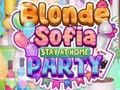 Hra Blondínka Sofia Stay at Home Party  online