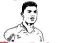 Hra Ronaldo omaľovánka  online