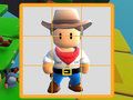 Hra Posuvné puzzle Stumble Boys  online