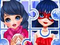 Hra Zimné puzzle  online