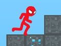 Hra Stickman Blockworld Parkour 2 online
