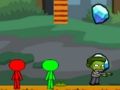 Hra Stickman Bros vs zombie online