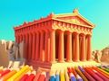 Hra Omaľovánka: Chrám Parthenon  online