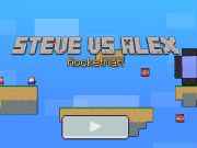 Hra Steve vs Alex Rocketman online