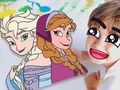 Hra Omaľovánka: Frozen  online