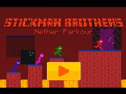 Hra Stickman Brothers Nether Parkour online