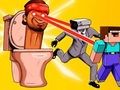 Hra Skibidi WC a Nubik Survivors  online