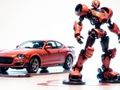 Hra Omaľovánka: Robot a auto  online
