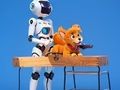 Hra Omaľovánka: Robot a pes  online