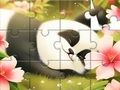 Hra Skladačka: Spiaca panda  online