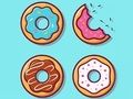 Hra Omaľovánka: Donuts  online