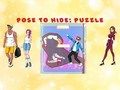 Hra Pózovať skryť puzzle online