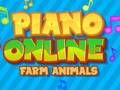 Hra Piano Online Farmárske zvieratá  online