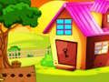 Hra Kachľová strecha domu Gold Treasure Escape  online