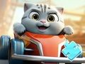 Hra Skladačka: Cat Racing Driver  online
