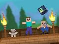 Hra Noob: Prežitie v Terrarii  online