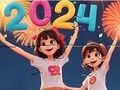 Hra Skladačka: Šťastný nový rok  online