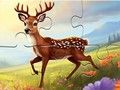 Hra Skladačka: Bežiaci jeleň  online